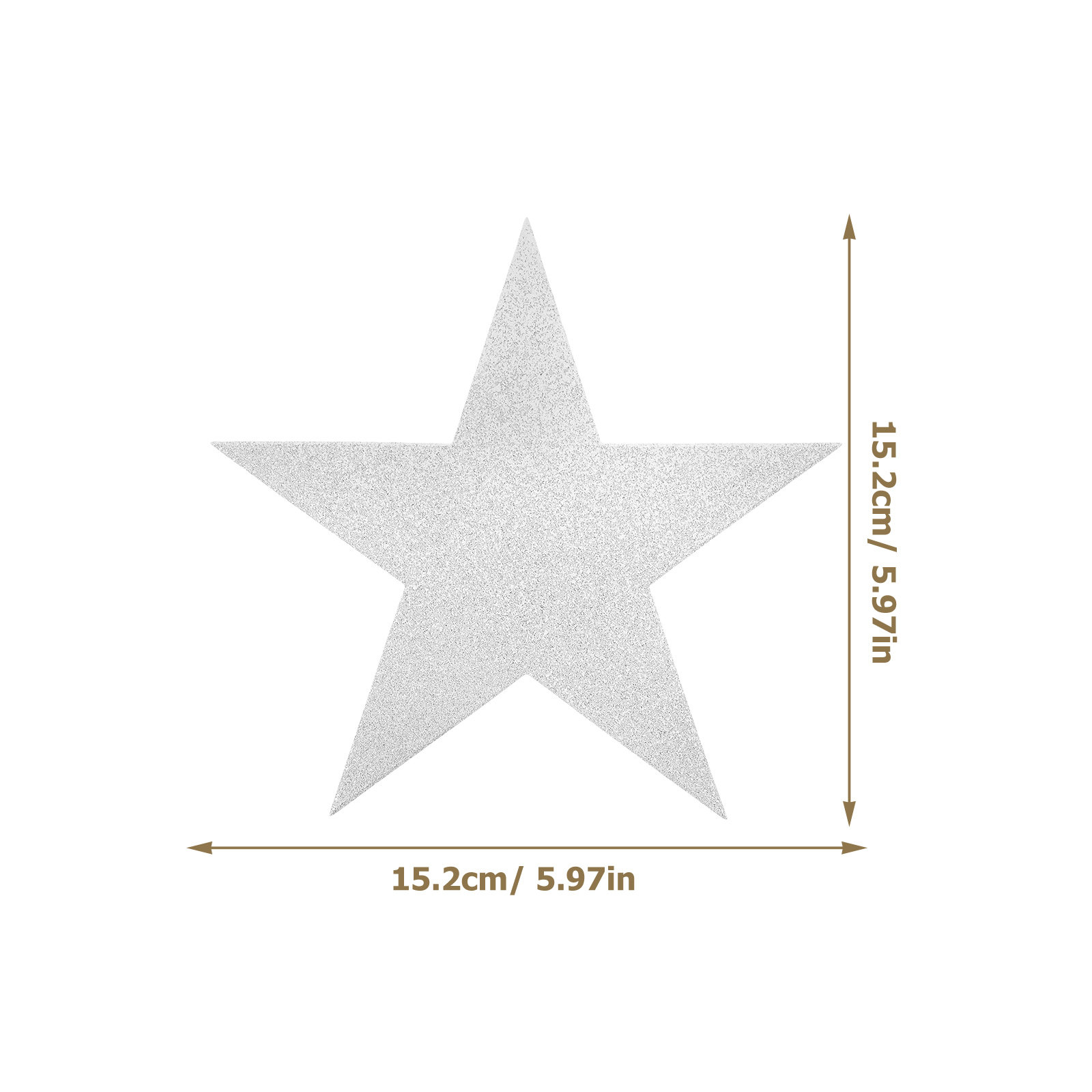 50Sheets Glitter Star Cutouts  - Papercraft Supply Confetti 评论和价格
