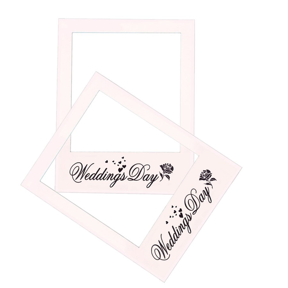 Wedding Day Photo Frame DIY Ph - Photo Booth Frame 评论和价格