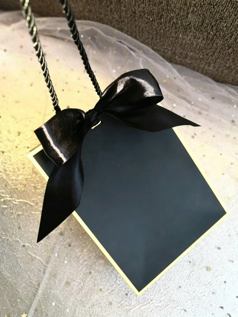 Black White Kraft Paper Gift B - Event Party Box 评论和价格