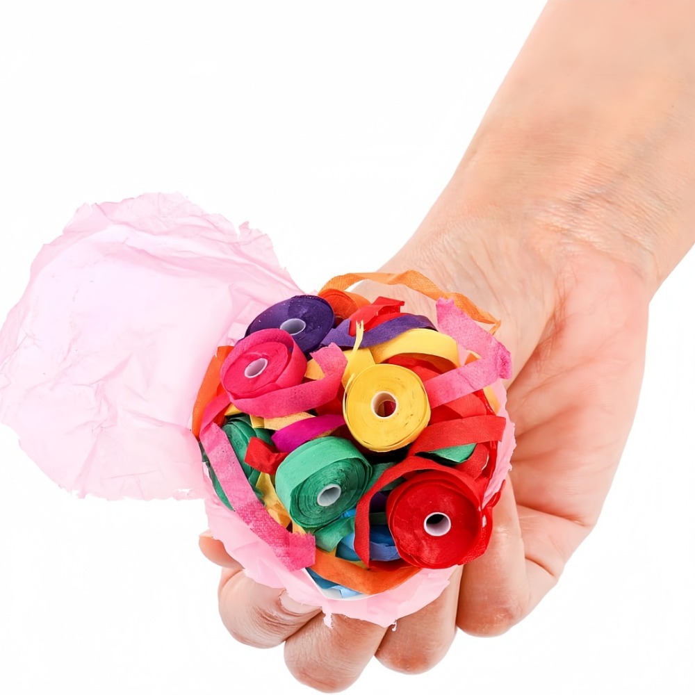 10pcs Hand Throwing Ribbon Pul - Confetti Cannon Tube 评论和价格