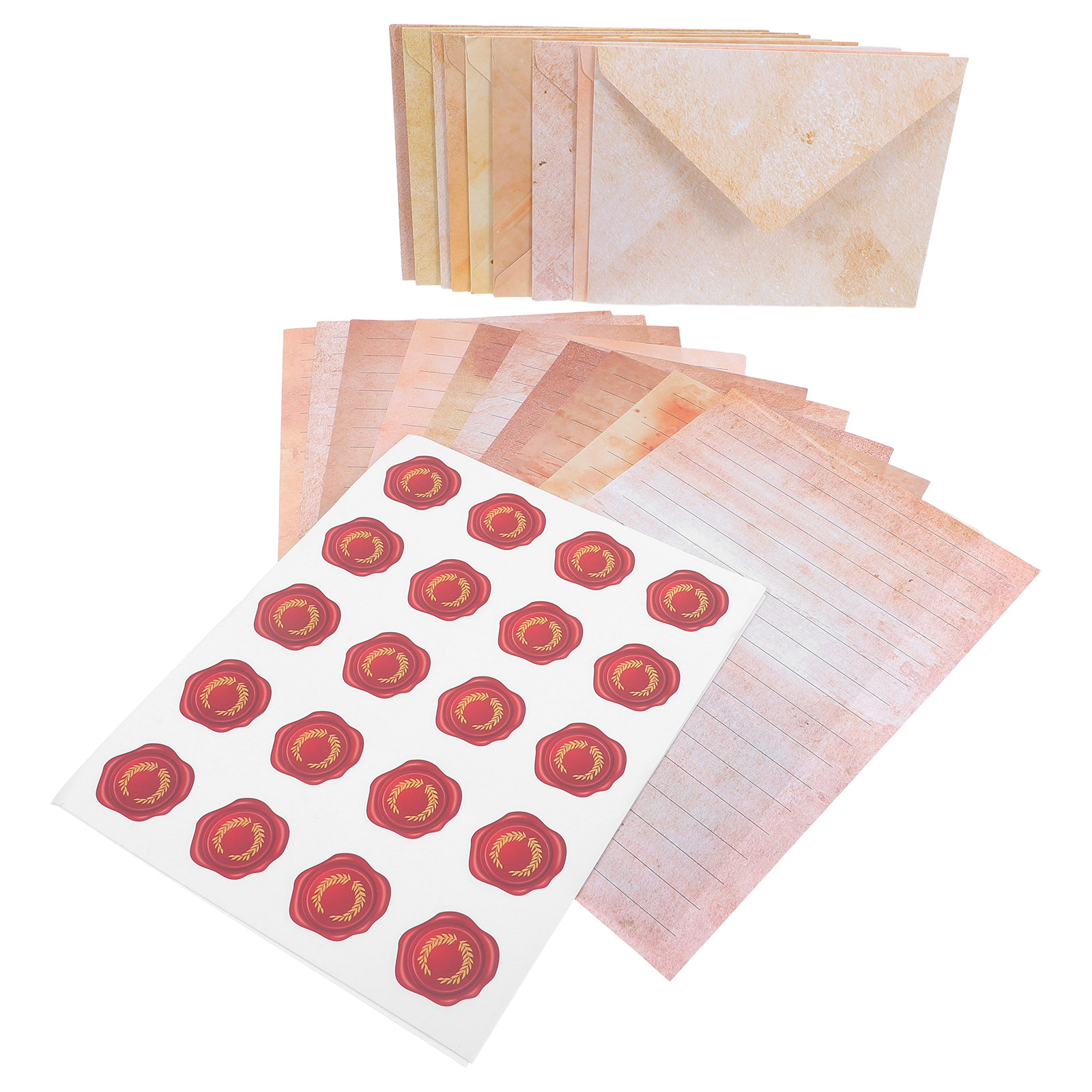 1Set Vintage Letter Stationery - Papercraft Supply Invitation 评论和价格