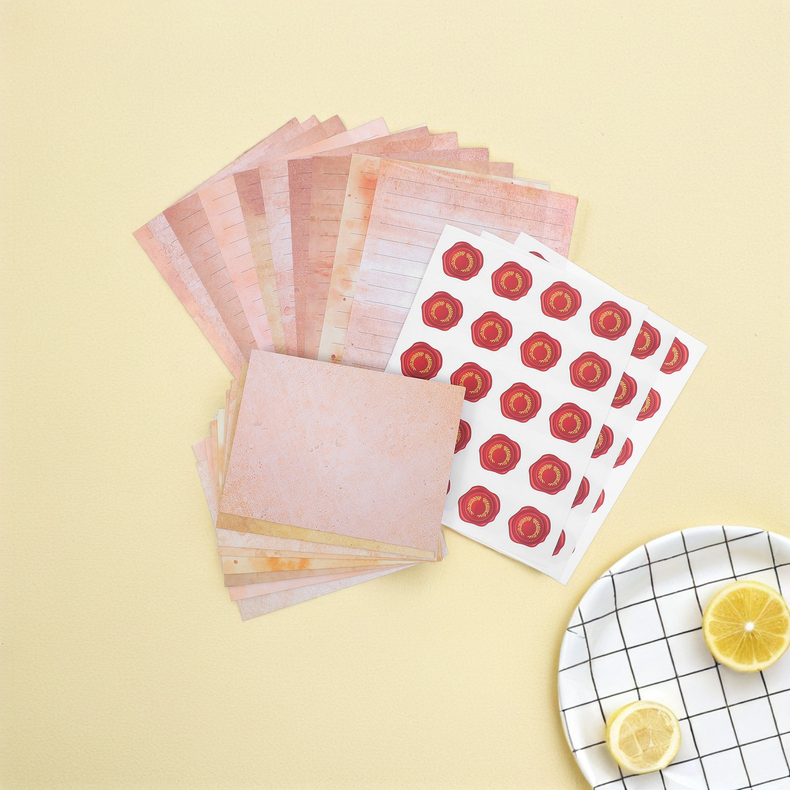 1Set Vintage Letter Stationery - Papercraft Supply Invitation 评论和价格