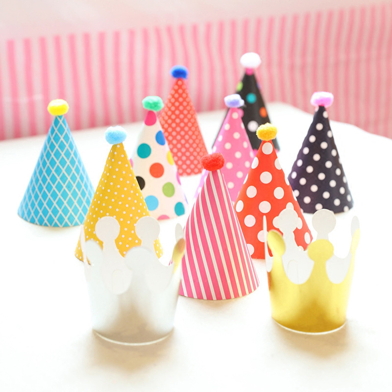 11Pcs/Bag Happy Birthday Party - Party Hat Cone 评论和价格
