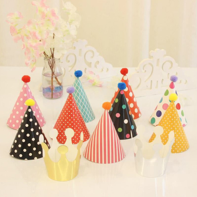 11Pcs/Bag Happy Birthday Party - Party Hat Cone 评论和价格