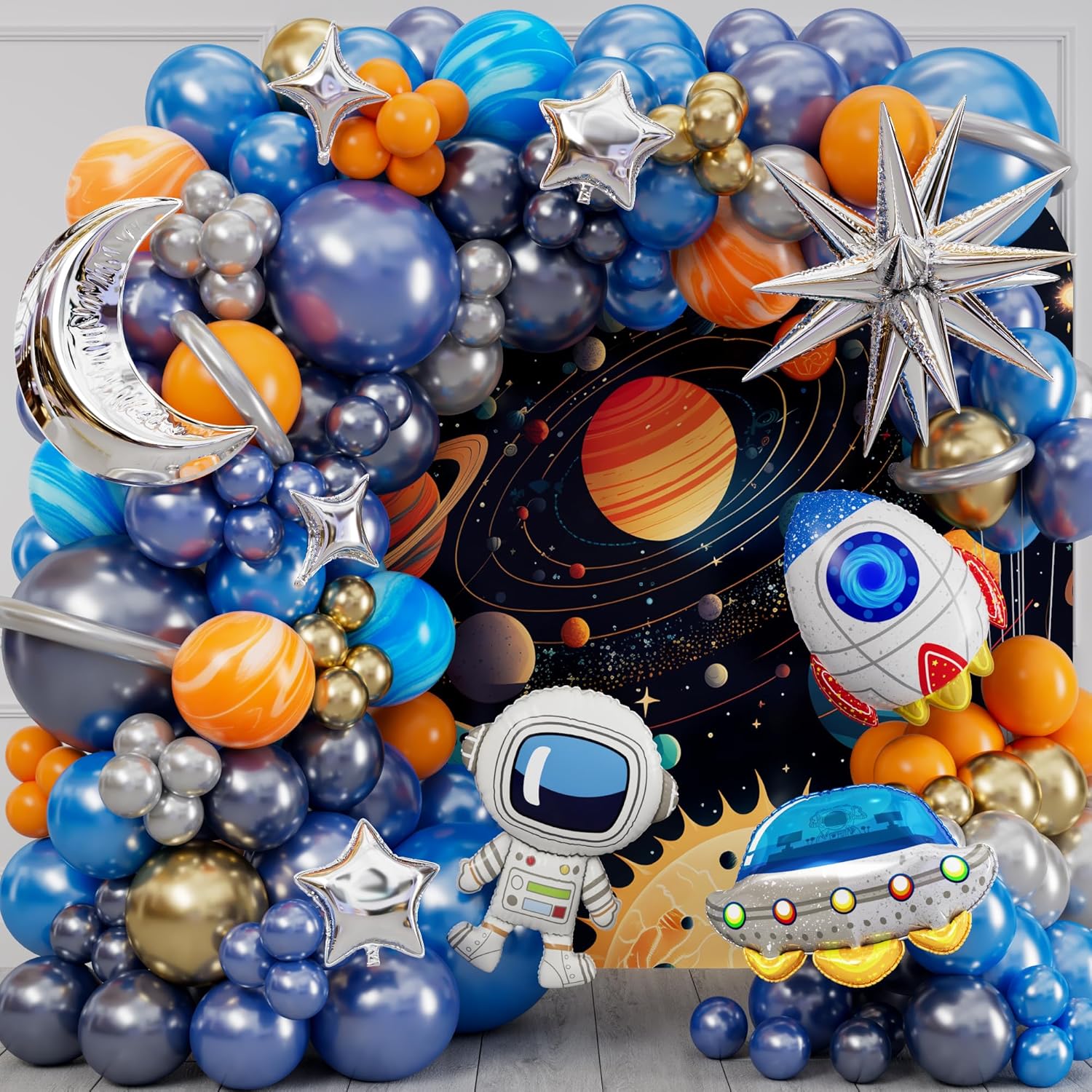 The Outer Space To The Moon Bl - Balloon Arch Kit 评论和价格