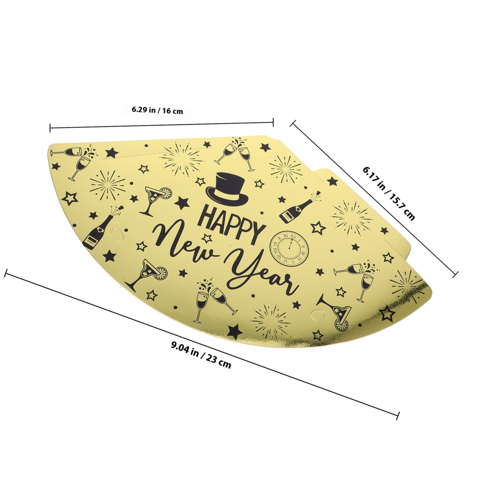 30Pcs New Years Eve Party Hats - Party Hat Cone 评论和价格