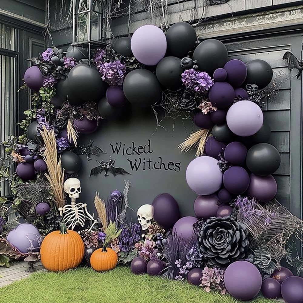 Black Purple Balloon Arch Kit  - Balloon Arch Kit 评论和价格