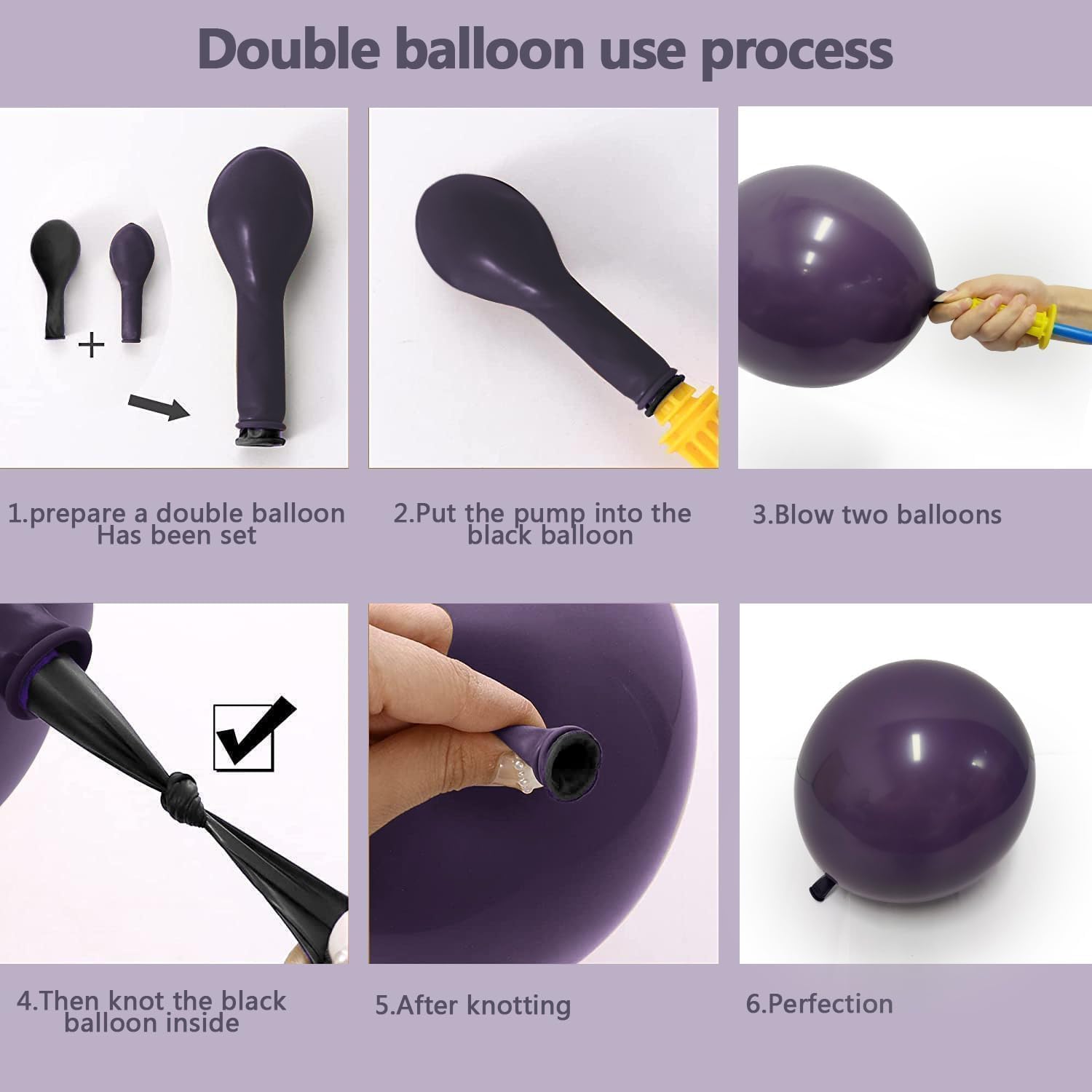 Black Purple Balloon Arch Kit  - Balloon Arch Kit 评论和价格